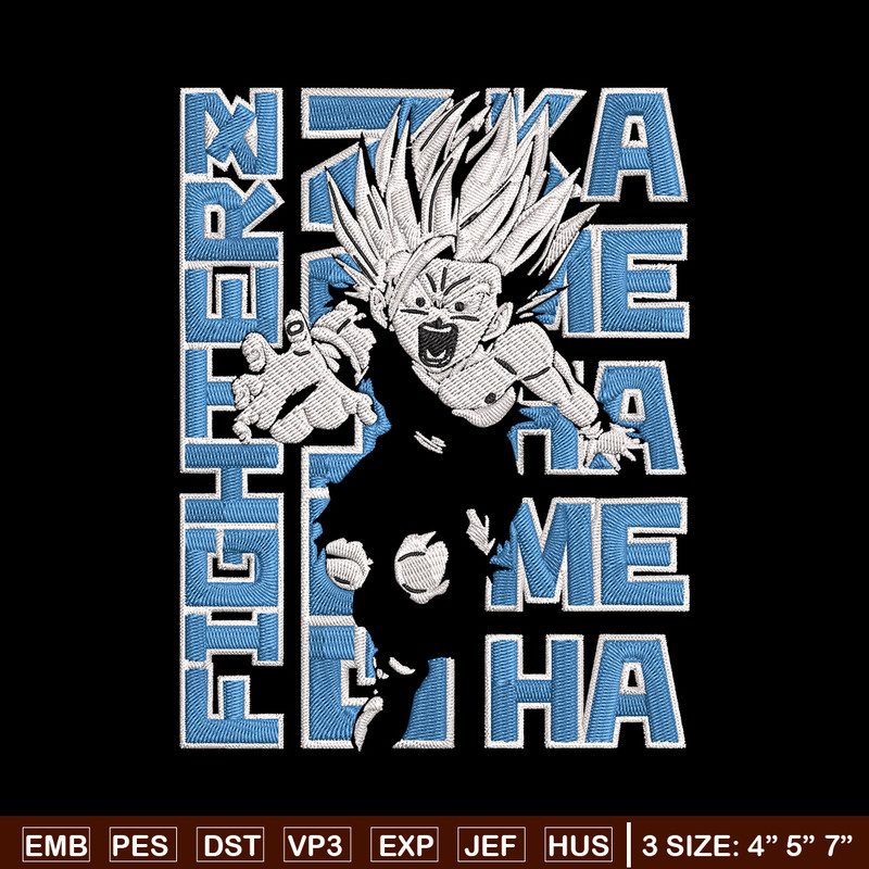 Gohan poster Embroidery Design, Dragonball Embroidery, Embroidery File, Anime Embroidery, Anime shirt, Digital download.jpg