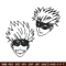 Gojo face Embroidery Design, Jujutsu Embroidery, Embroidery File, Anime Embroidery, Anime shirt, Digital download.jpg