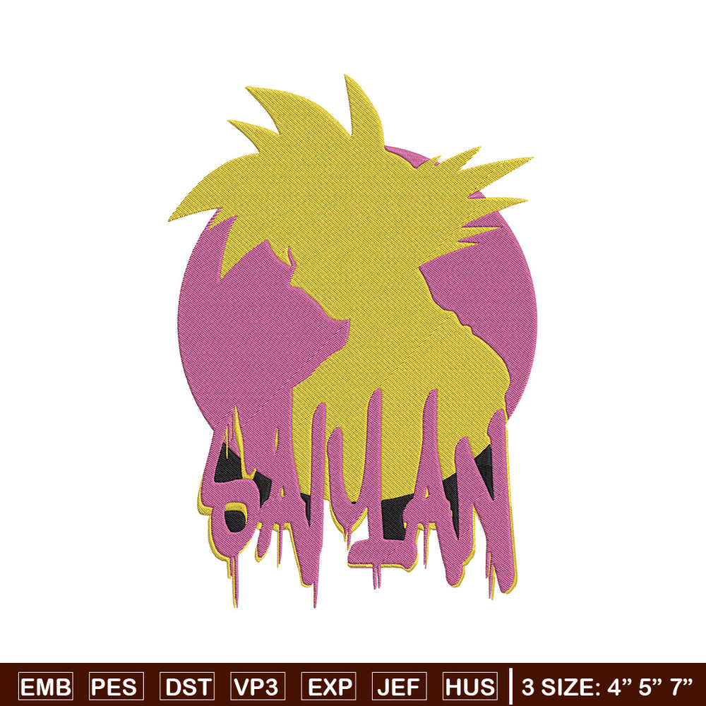 Goku circle Embroidery Design, Dragonball Embroidery, Embroidery File, Anime Embroidery, Anime shirt, Digital download.jpg