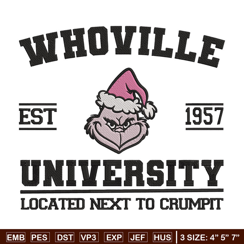 Grinch est 1957 Embroidery Design, Grinch Embroidery, Embroidery File, Chrismas Embroidery, Anime shirt,Digital download.jpg