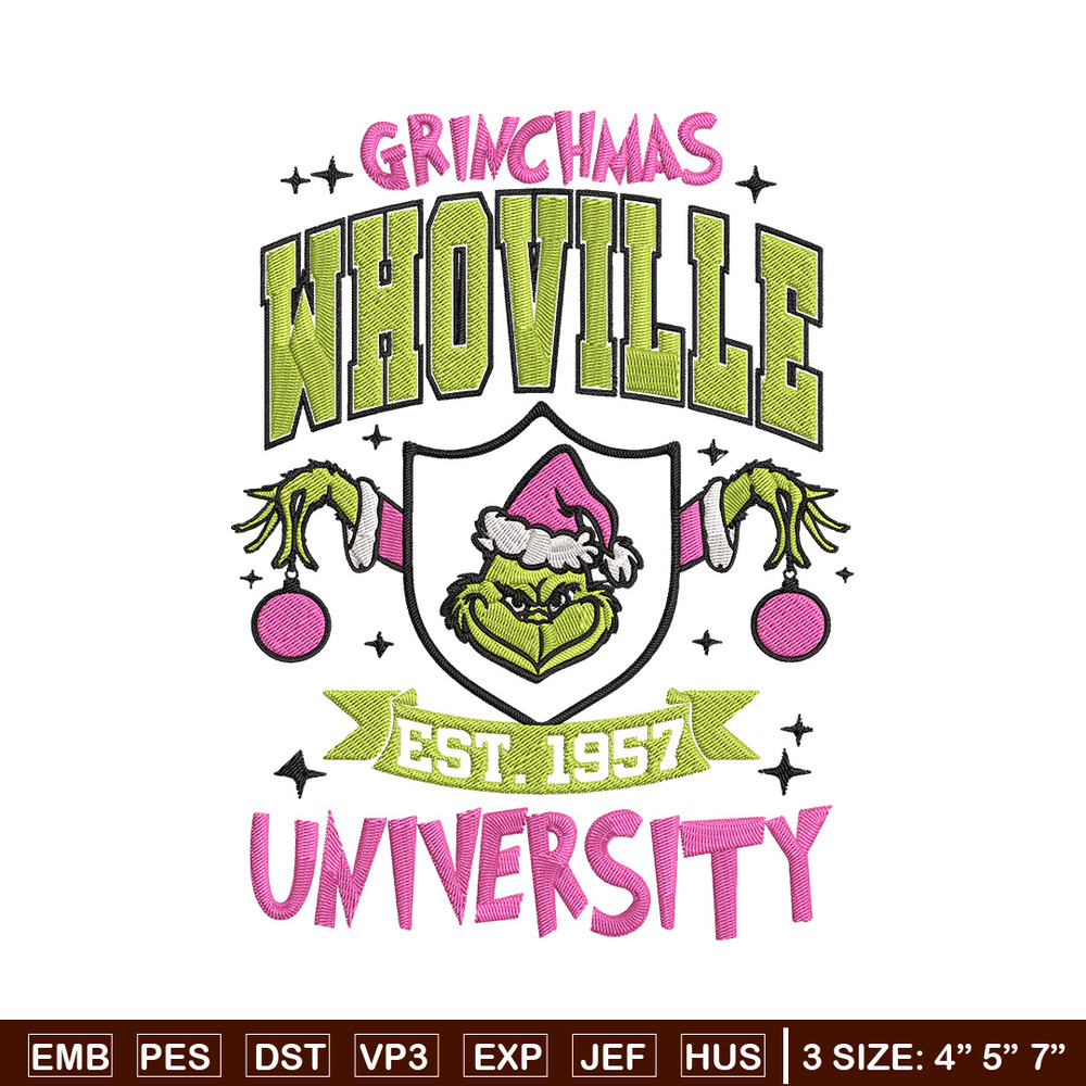 Grinchmas est 1957 Embroidery Design, Grinch Embroidery,Embroidery File,Chrismas Embroidery,Anime shirt,Digital download.jpg