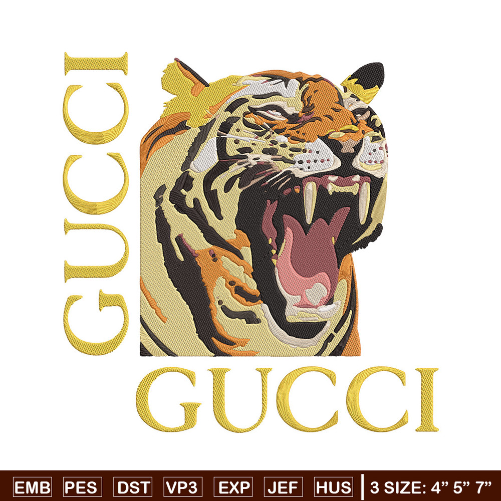 Gucci x Tiger Embroidery Design, Gucci Embroidery, Embroidery File, Anime Embroidery, Anime shirt, Digital download..jpg
