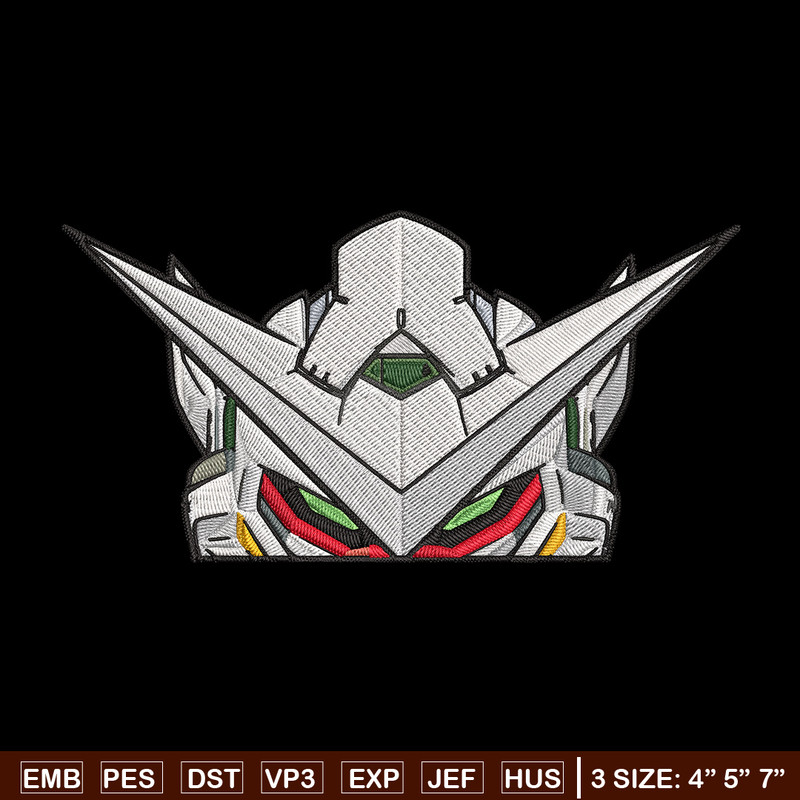Gundam Peeker Embroidery Design, Gundam Embroidery, Embroidery File, Anime Embroidery, Anime shirt, Digital download.jpg
