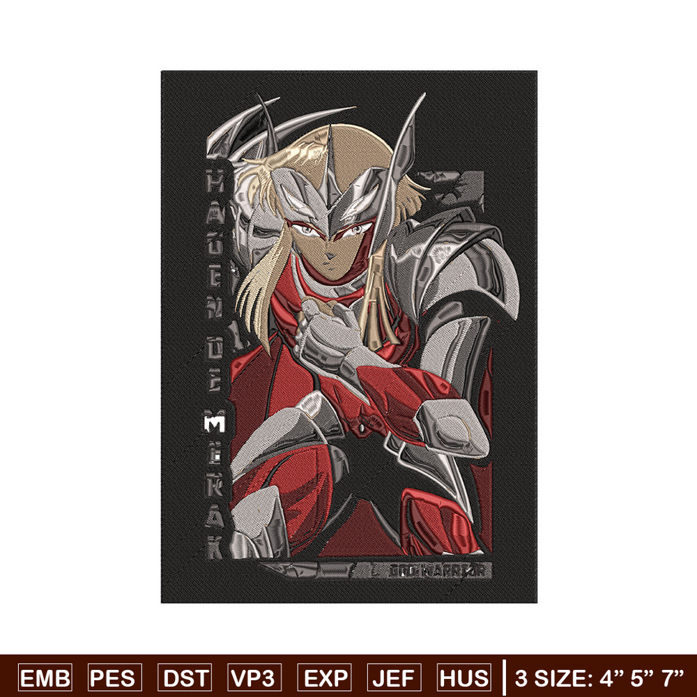 Hagen poster Embroidery Design, Saint Seiya Embroidery, Embroidery File, Anime Embroidery, Anime shirt, Digital download.jpg