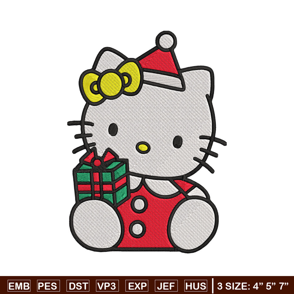 Hello kitty chrismas Embroidery Design, Hello kitty Embroidery, Embroidery File, Anime Embroidery, Digital download.jpg