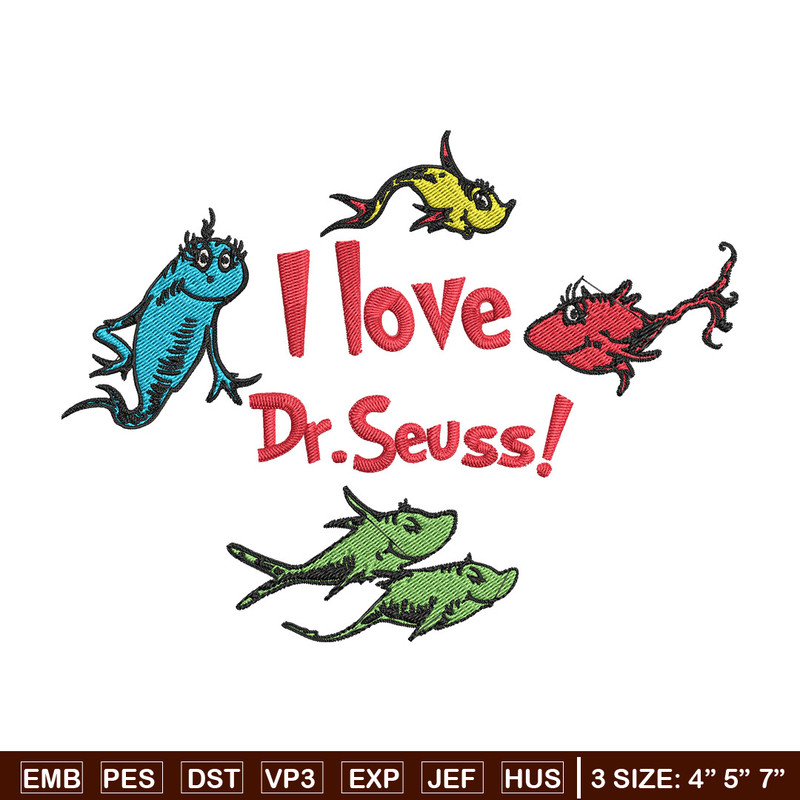 I Love Dr Seuss Embroidery Design, I Love Dr Seuss Embroidery, Embroidery File, Embroidery design, Digital download..jpg