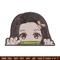 Nezuko chibi Embroidery Design, Demon slayer Embroidery, Embroidery File, Anime Embroidery, Digital download.jpg