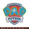 Paw Patrol logo Embroidery Design, Paw Patrol Embroidery, Embroidery File,Anime Embroidery, Anime shirt,Digital download.jpg