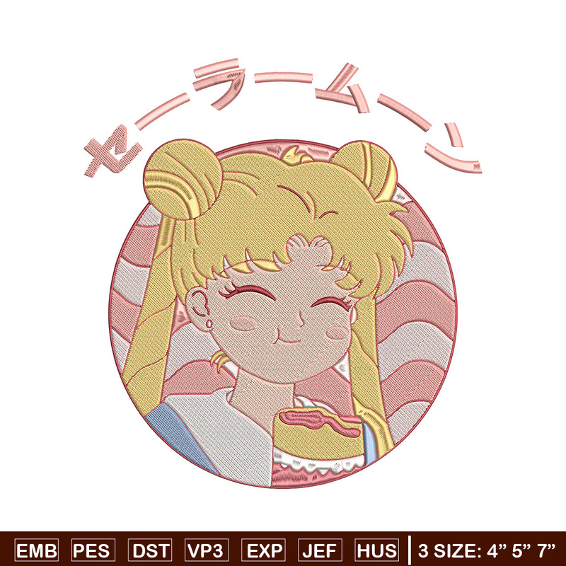 Sailor chibi Embroidery Design,Sailor moon Embroidery, Embroidery File, Anime Embroidery, Anime shirt, Digital download.jpg
