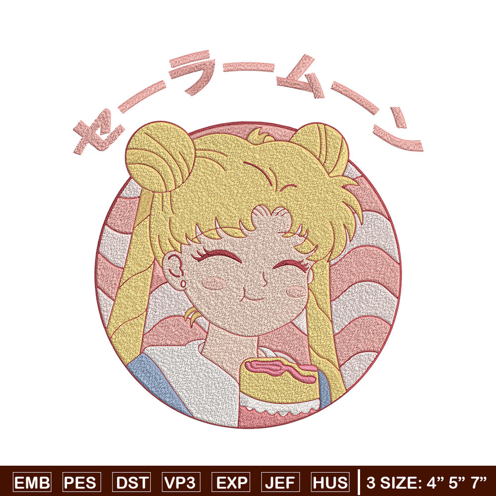 Sailor Moon cute Embroidery Design, Sailor Moon Embroidery,Embroidery File,Anime Embroidery,Anime shirt,Digital download.jpg