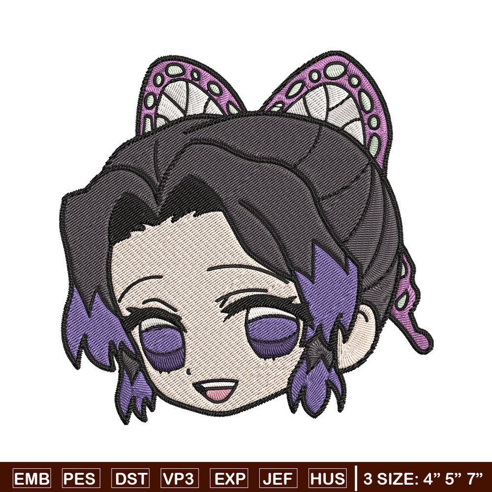 Shinobu sticker Embroidery Design, Demon slayer Embroidery, Embroidery File, Anime Embroidery, Digital download.jpg