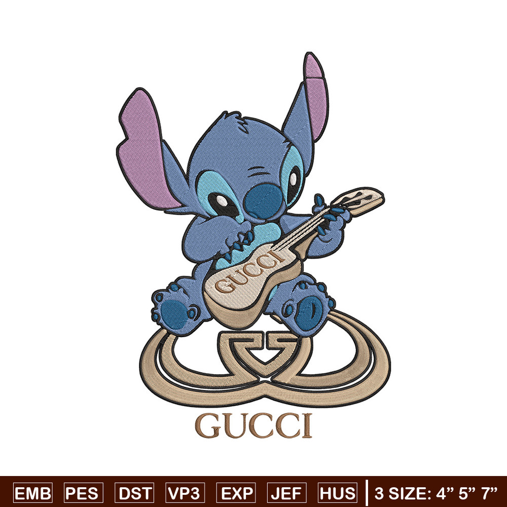 Stitch x gucci Embroidery Design, Gucci Embroidery, Embroidery File, Gucci Embroidery, Anime shirt, Digital download.jpg
