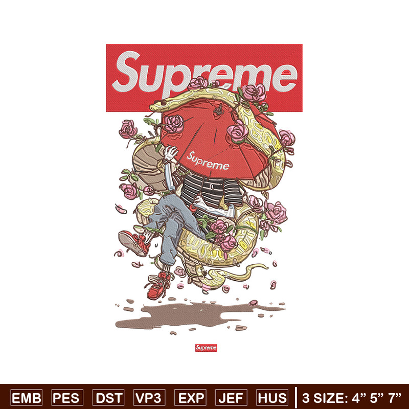Supreme poster Embroidery Design, Supreme Embroidery, Embroidery File, Anime Embroidery, Anime shirt, Digital download.jpg