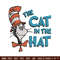 The Cat in the Hat Embroidery Design, Dr Seuss Embroidery, Embroidery File, Embroidery design, Digital download.jpg