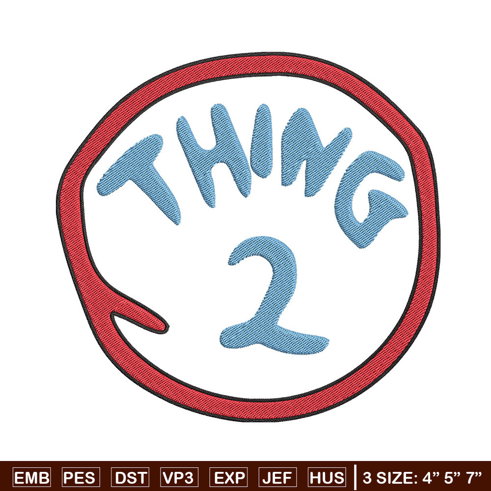 thing 2 logo Embroidery Design, Embroidery File, logo Embroidery, logo shirt, Embroidery design, Digital download..jpg