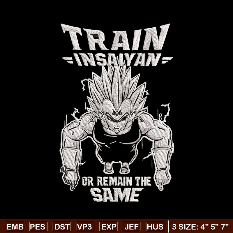 Train in saiyan Embroidery Design, Dragonball Embroidery,Embroidery File, Anime Embroidery, Anime shirt,Digital download.jpg