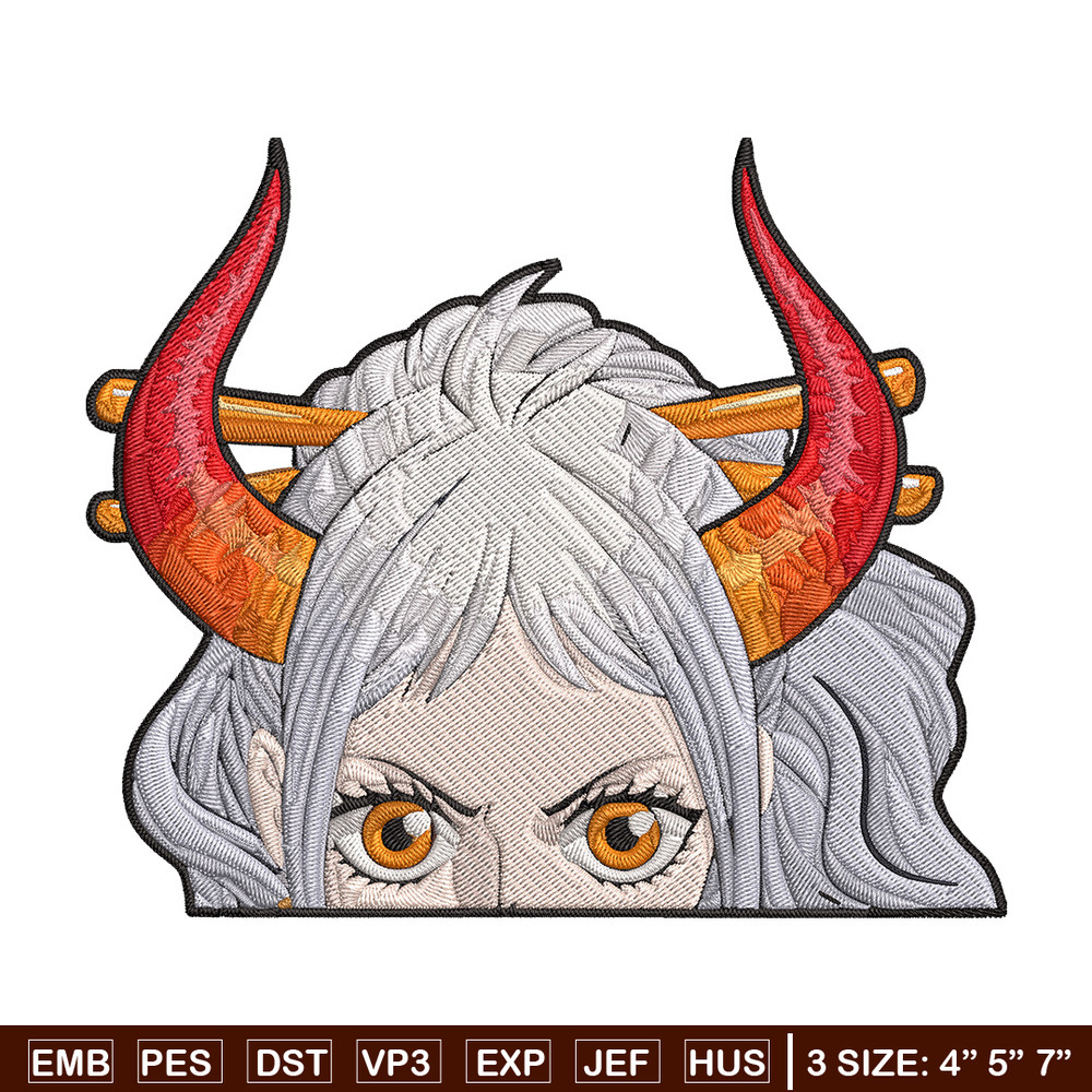 Yamato peeker Embroidery Design, One piece Embroidery, Embroidery File, Anime Embroidery,Anime shirt,Digital download.jpg