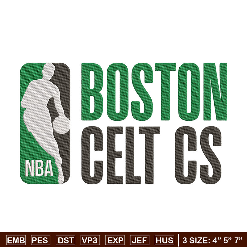 Boston Celtics logo embroidery design, NBA embroidery, Sport embroidery, Logo sport embroidery, Embroidery design..jpg