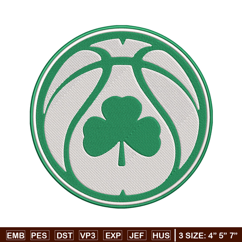 Boston Celtics logo embroidery design, NBA embroidery,Sport embroidery, Logo sport embroidery, Embroidery design.jpg