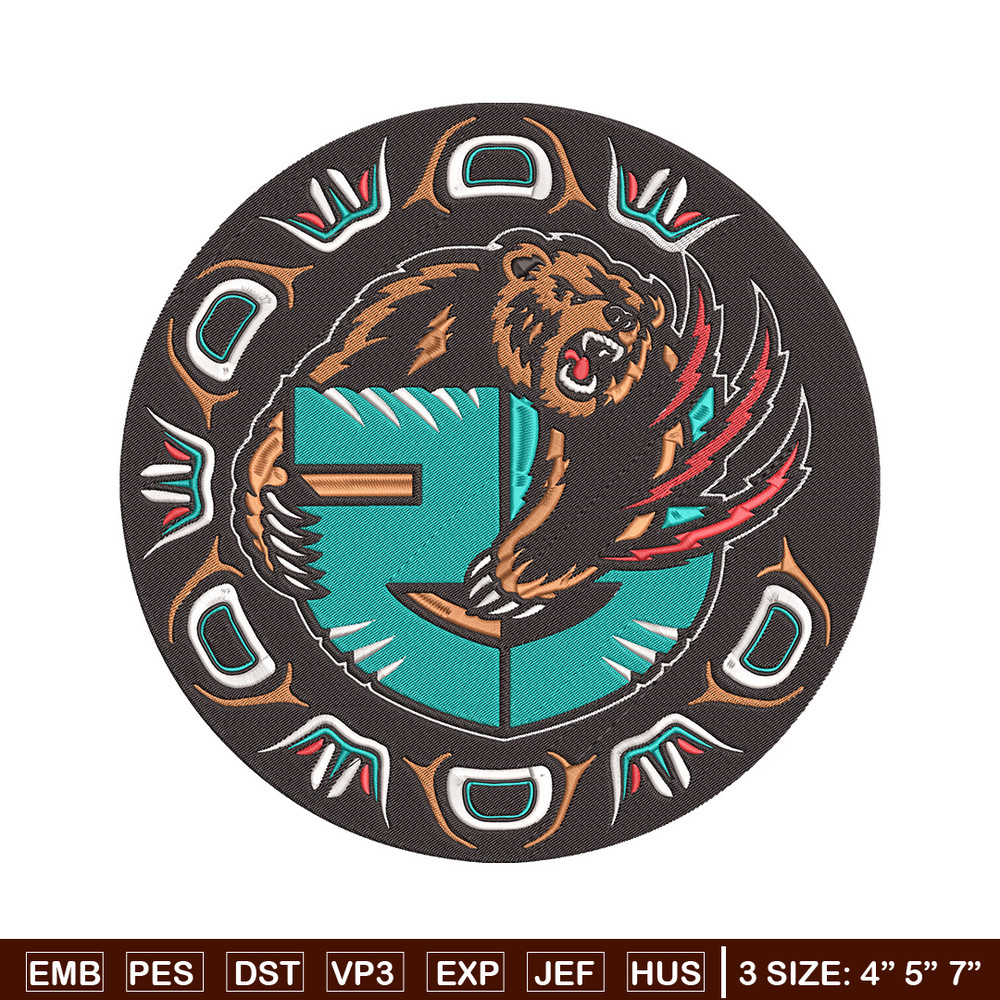 Memphis Grizzlies design embroidery design, NBA embroidery,Sport embroidery,Embroidery design, Logo sport embroidery.jpg