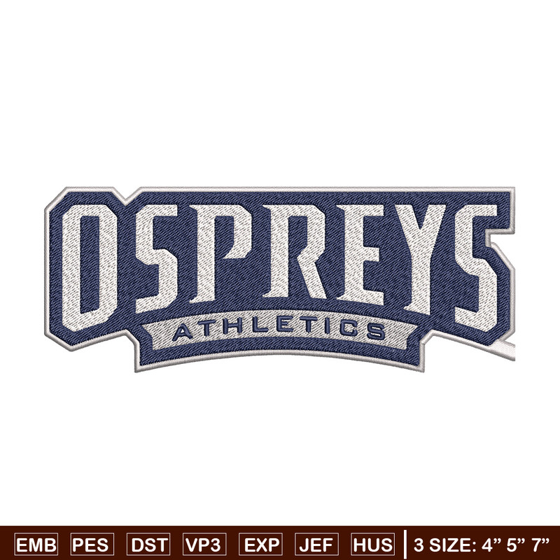 North Florida college embroidery design, College embroidery, Sport embroidery, logo sport embroidery, Embroidery design.jpg