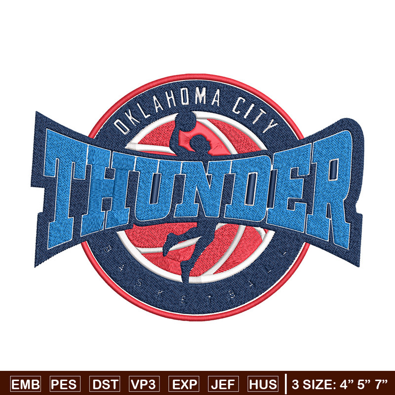 Oklahoma City Thunder logo embroidery design,NBA embroidery, Sport embroidery, Embroidery design, Logo sport embroidery.jpg