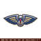 Orleans Pelicans logo embroidery design, NBA embroidery, Sport embroidery, Embroidery design, Logo sport embroidery.jpg