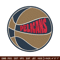 Orleans Pelicans logo embroidery design,NBA embroidery,Sport embroidery,Embroidery design, Logo sport embroidery.jpg