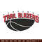 Portland Trail Blazers no 1 embroidery design,NBA embroidery, Sport embroidery,Embroidery design, Logo sport embroidery.jpg