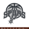 San Antonio Spurs logo embroidery design, NBA embroidery, Embroidery design,Logo sport embroidery,Sport embroidery.jpg