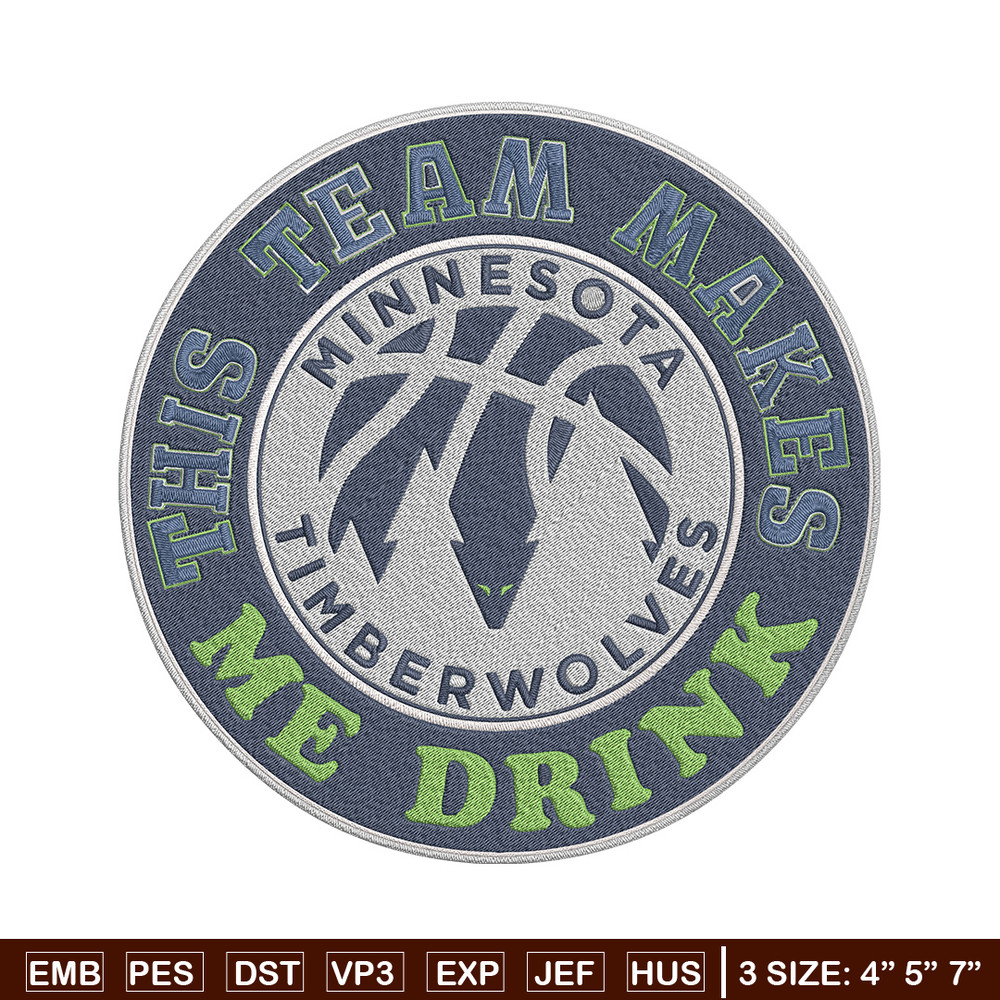 Timberwolves basketball embroidery design, NBA embroidery, Sport embroidery, Embroidery design, Logo sport embroidery..jpg