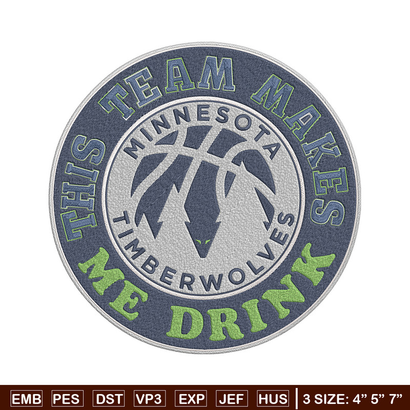 Timberwolves basketball embroidery design, NBA embroidery, Sport embroidery, Embroidery design, Logo sport embroidery..jpg
