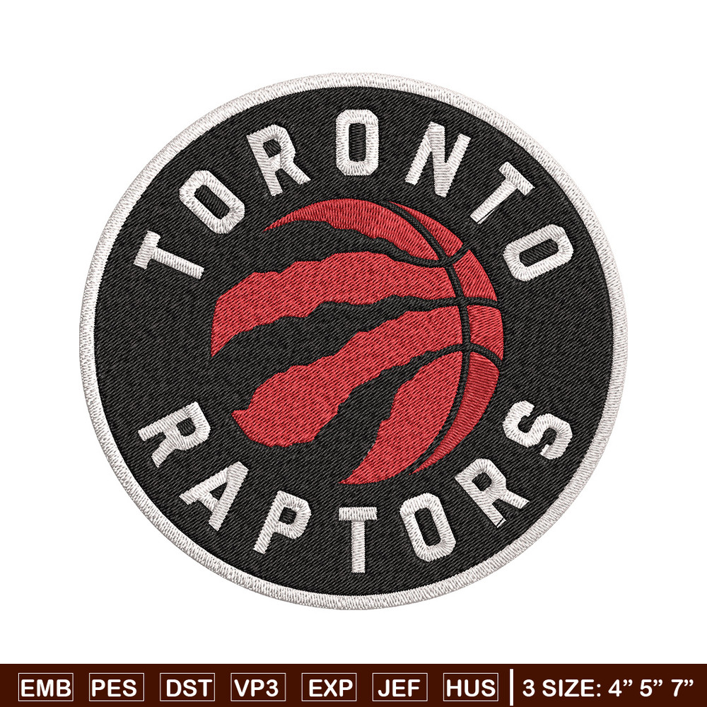 Toronto Raptors design embroidery design, NBA embroidery, Sport embroidery,Embroidery design, Logo sport embroidery..jpg