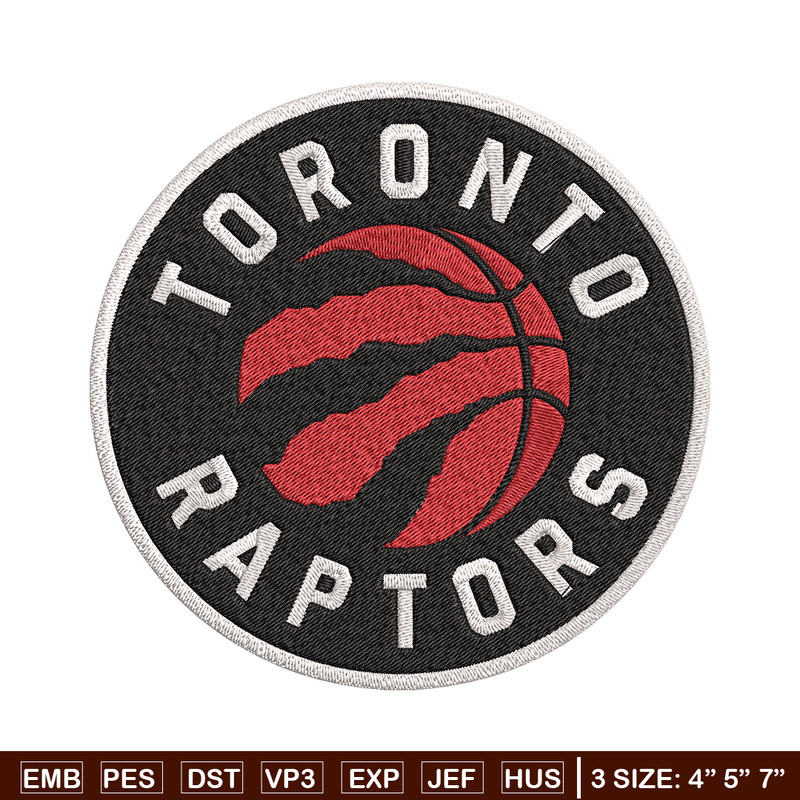 Toronto Raptors design embroidery design, NBA embroidery, Sport embroidery,Embroidery design, Logo sport embroidery..jpg