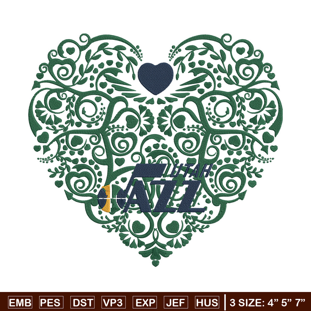 Utah Jazz heart embroidery design, NBA embroidery, Sport embroidery, Embroidery design, Logo sport embroidery.jpg