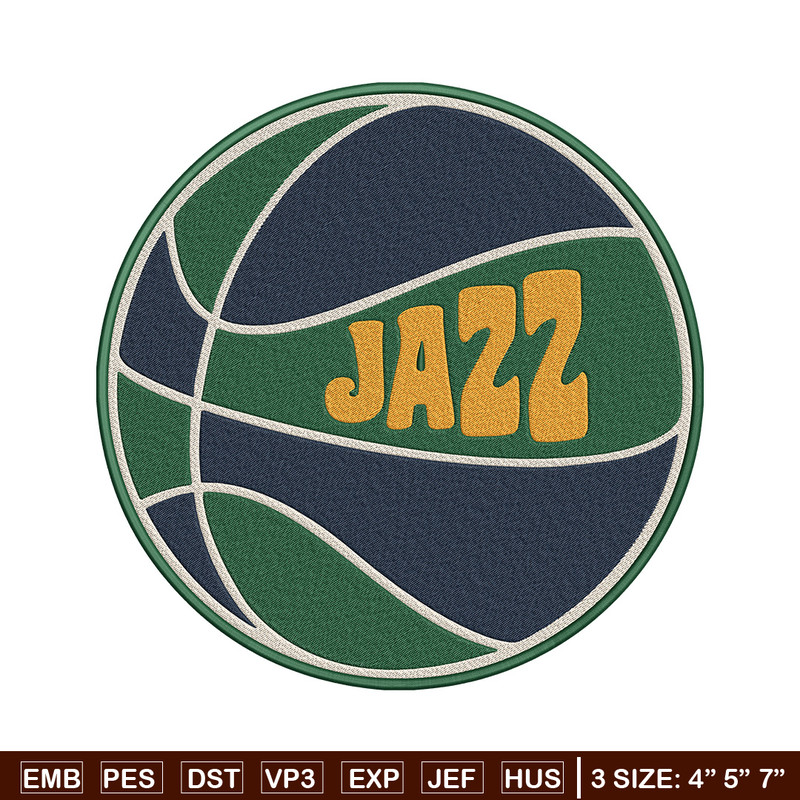Utah Jazz logo embroidery design, NBA embroidery, Sport embroidery,Embroidery design,Logo sport embroidery..jpg