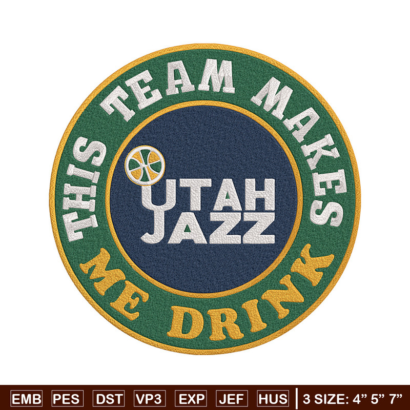 Utah Jazz logo embroidery design, NBA embroidery,Sport embroidery,Embroidery design, Logo sport embroidery..jpg