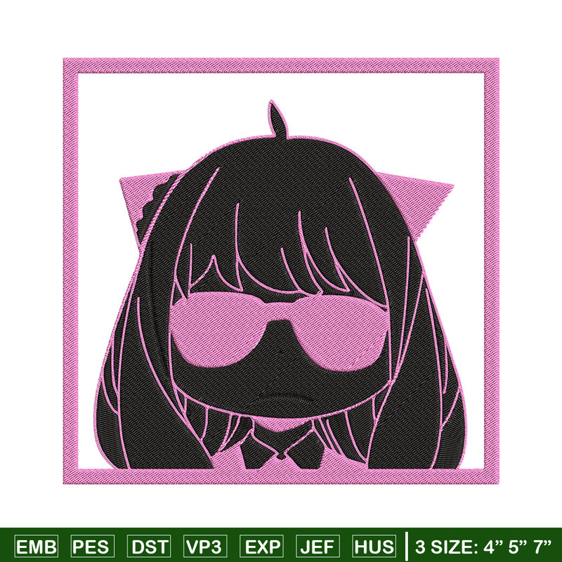 Anya box Embroidery Design, Spy x family Embroidery, Embroidery File, Anime Embroidery, Anime shirt, Digital download.jpg