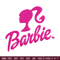 Barbie logo and her Embroidery, Barbie logo and her Embroidery, logo design, Embroidery File, Digital download..jpg