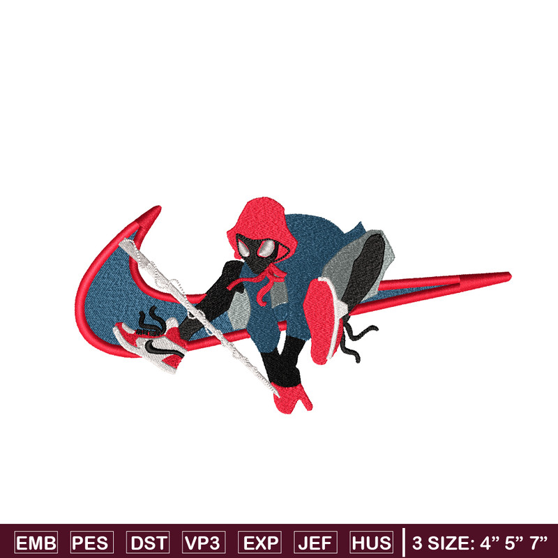 Black Spider Swoosh embroidery design, Black Spider embroidery, Nike design, Logo shirt, movie shirt, digital download.jpg