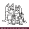 Bluey family Coloring Pages Embroidery, Bluey cartoon Embroidery, Embroidery File, cartoon design, Digital download..jpg