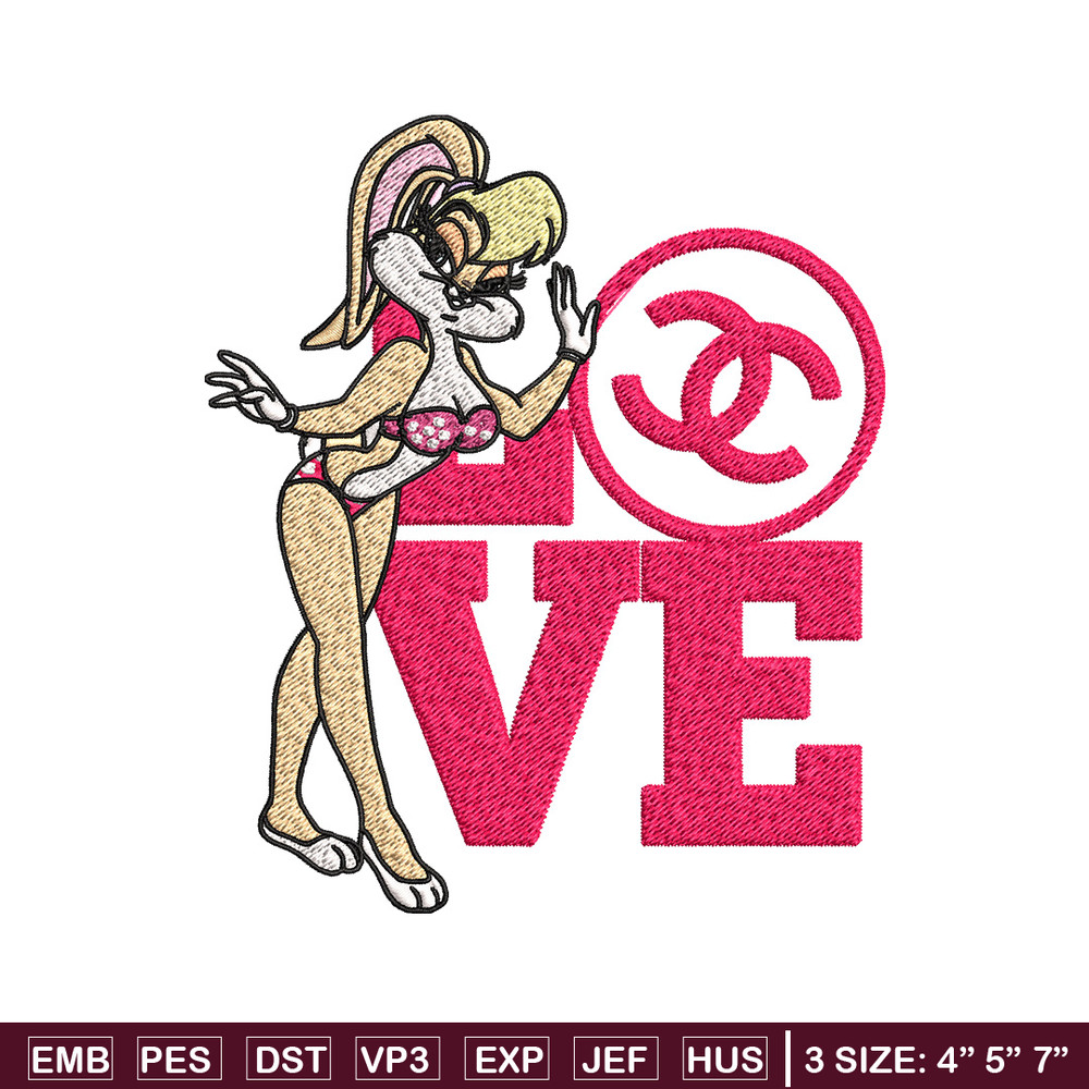 Bunny cartoon gucci Embroidery Design, Gucci Embroidery, Brand Embroidery, Embroidery File, Logo shirt, Digital download.jpg