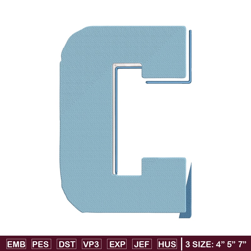 Columbia Lions logo embroidery design, NCAA embroidery,Sport embroidery, Logo sport embroidery, Embroidery design..jpg