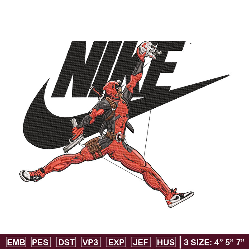 Deadpool nike Embroidery Design, Deadpool Embroidery, Embroidery File,Nike Embroidery, Anime shirt, Digital download.jpg