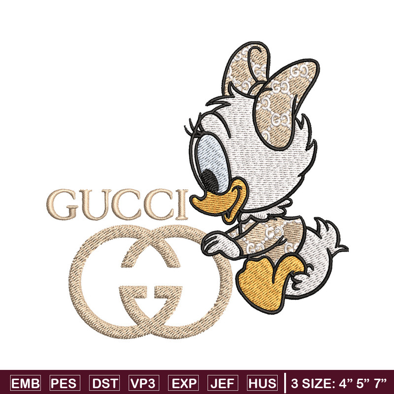 Duck baby Embroidery Design, Gucci Embroidery, Embroidery File, Logo shirt, Sport Embroidery, Digital download.jpg