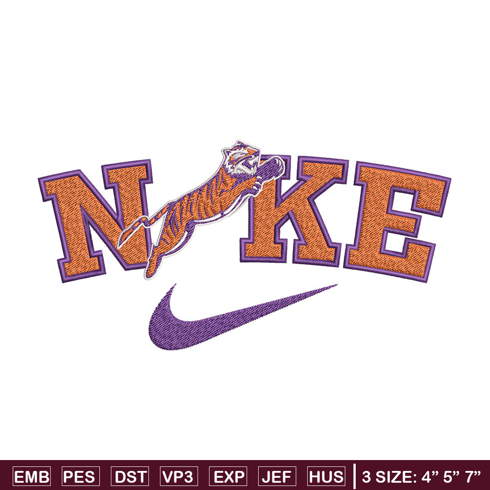 Edward Waters Tigers embroidery design, Sport embroidery, Nike design, Embroidery file,Embroidery shirt,Digital download.jpg