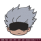 Gojo chibi Embroidery Design, Jujutsu Embroidery, Embroidery File, Anime Embroidery, Anime shirt, Digital download.jpg