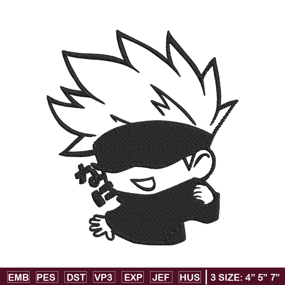 Gojo cute Embroidery Design,Jujutsu Embroidery, Embroidery File, Anime Embroidery, Anime shirt, Digital download.jpg