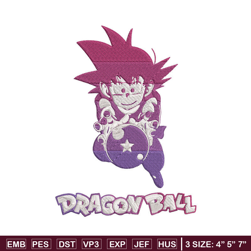 Goku kid Embroidery Design, Dragonball Embroidery, Embroidery File, Anime Embroidery, Anime shirt, Digital download..jpg