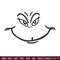 Grinch smile embroidery design,Grinch embroidery, Chrismas design, Embroidery shirt, Embroidery file, Digital download..jpg